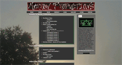 Desktop Screenshot of marrowproductions.com